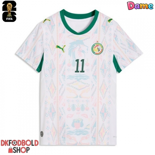 Senegal Nicolas Jackson #11 Hjemmebanetrøje Dame VM 2026 Kort ærmer